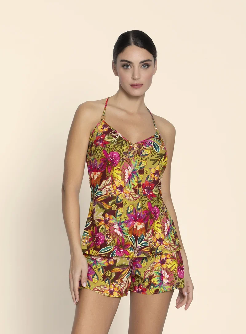 Lise Charmel – Danse Des Fleurs Camisole Fushia Vert