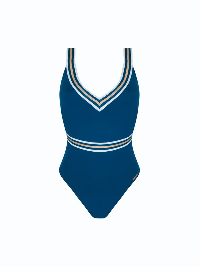 Lise Charmel Swimwear - Energie Nautique Wireless Cross Back Badeanzug Atlantis Nautique