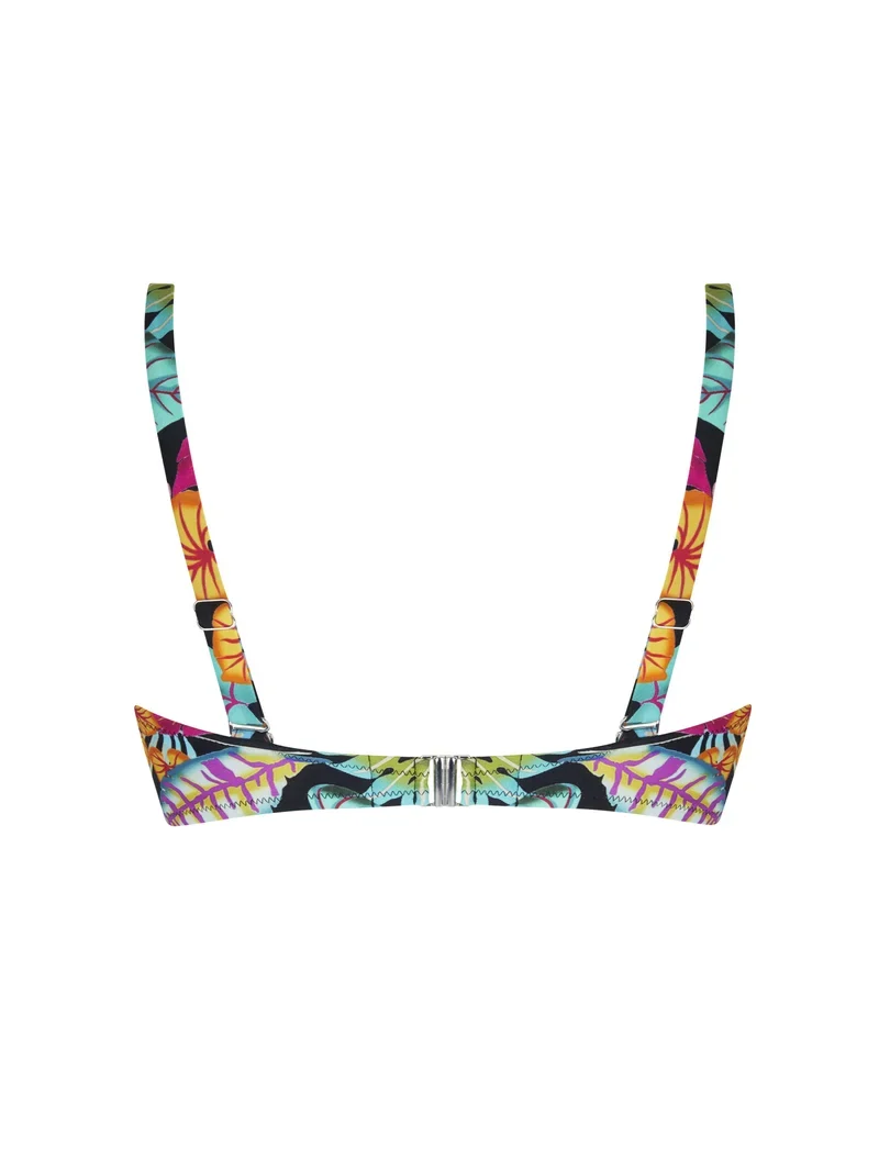Antigel-Bademode von Lise Charmel – La Foret Magic Soft Bandeau Strapless Support Bikini Noir Enchante