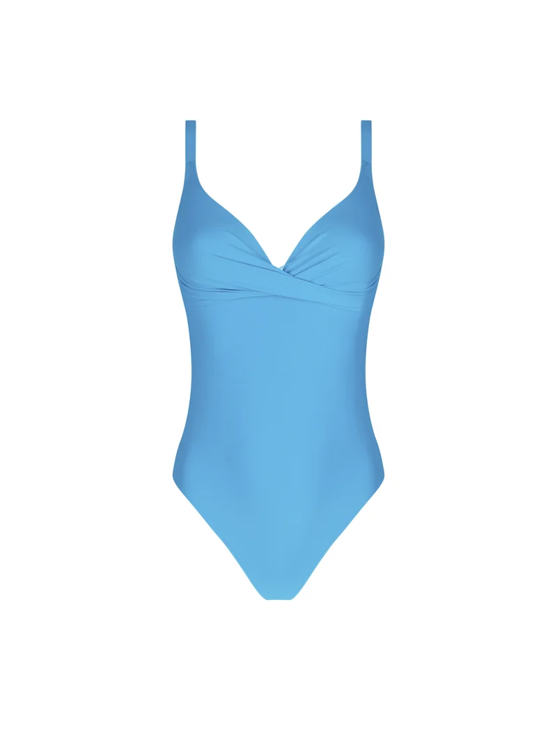 Antigel Bademode von Lise Charmel – La Chiquissima kabelloser gepolsterter Badeanzug Bleu Azur