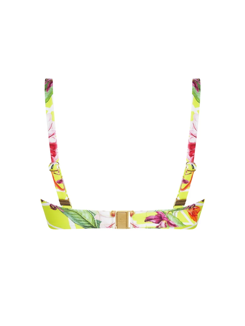 Lise Charmel Bademode – Fleurs Splendeur Wireless gepolsterter Bikini Splendeur Lime