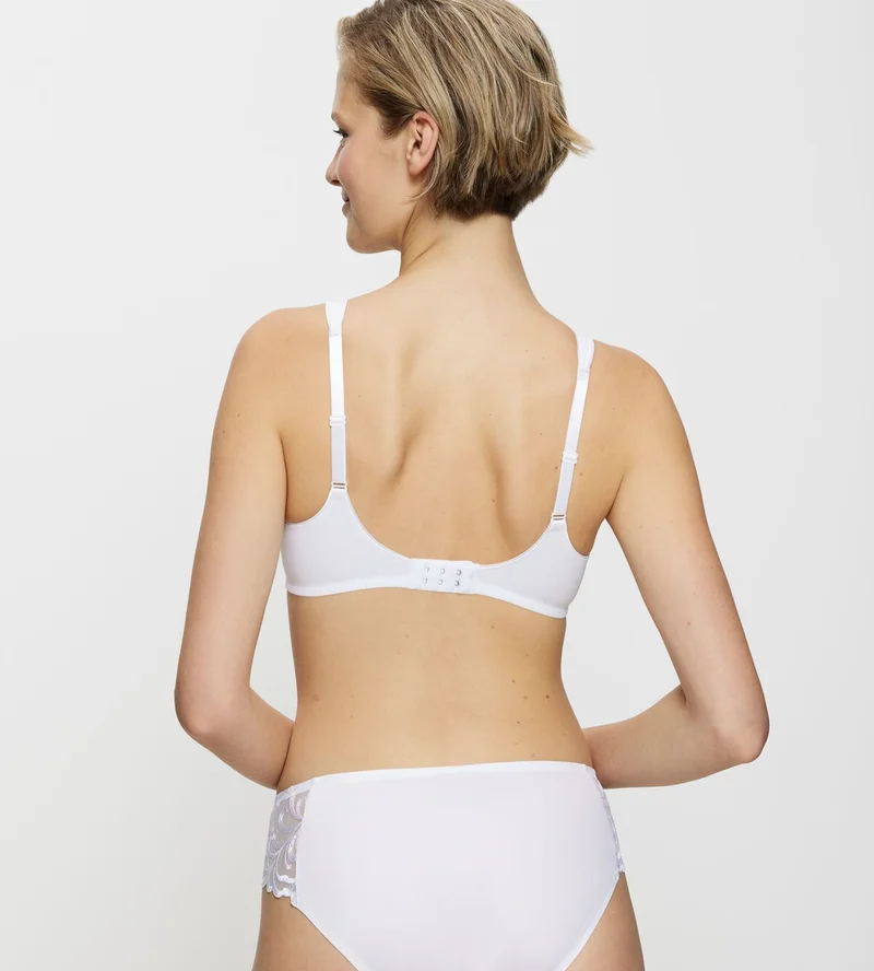 Triumph – Moderner kabelloser, ungepolsterter BH, Weiß