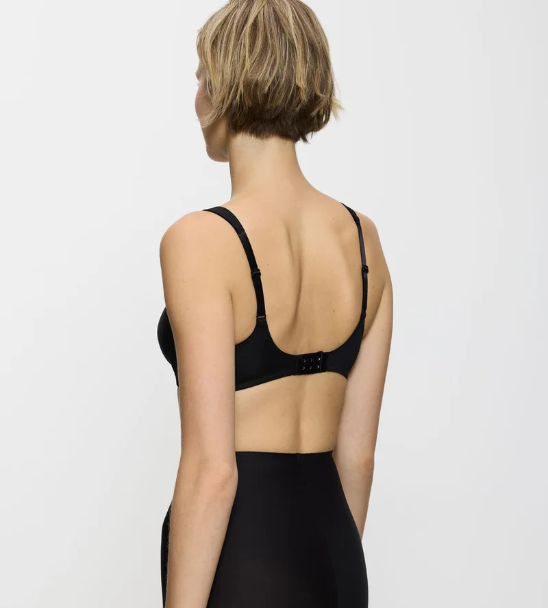 Triumph – Moderner kabelloser, ungepolsterter BH, Schwarz