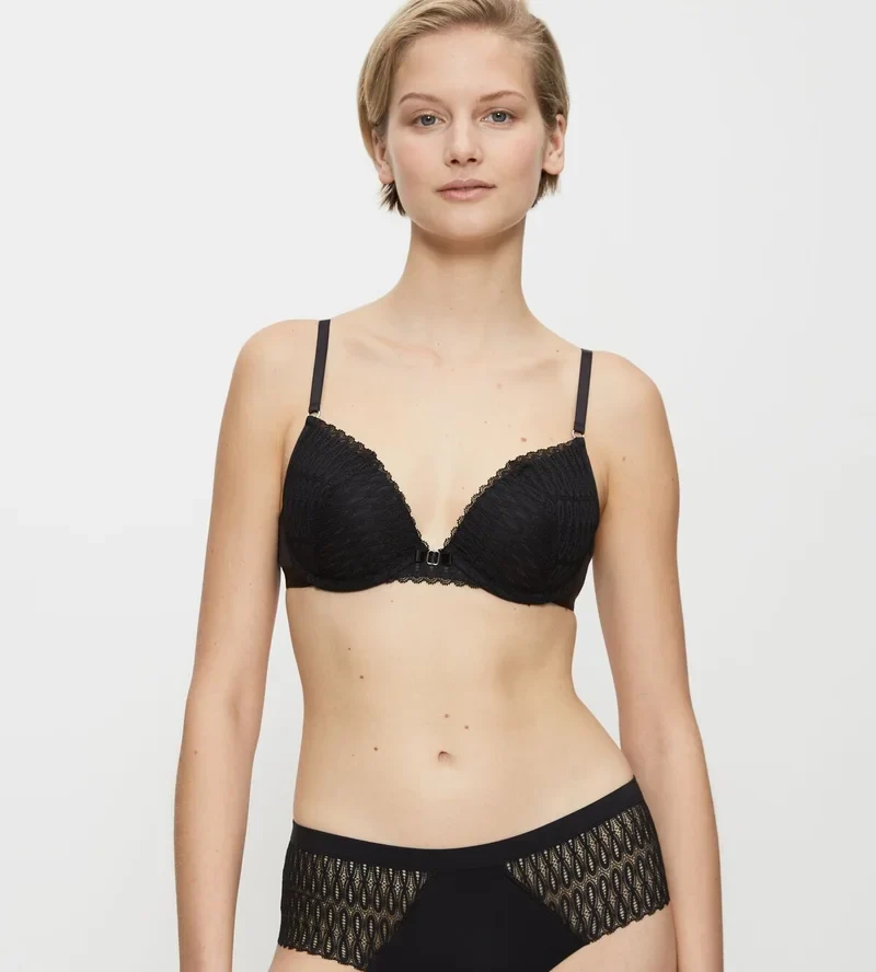 Triumph - Aura Spotlight Gepolsterter Push-up-BH Schwarz