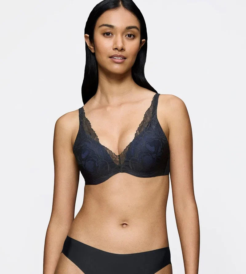 Triumph – Body Make-Up Essentials Illusion Spitzen-BH mit Polsterung, Schwarz