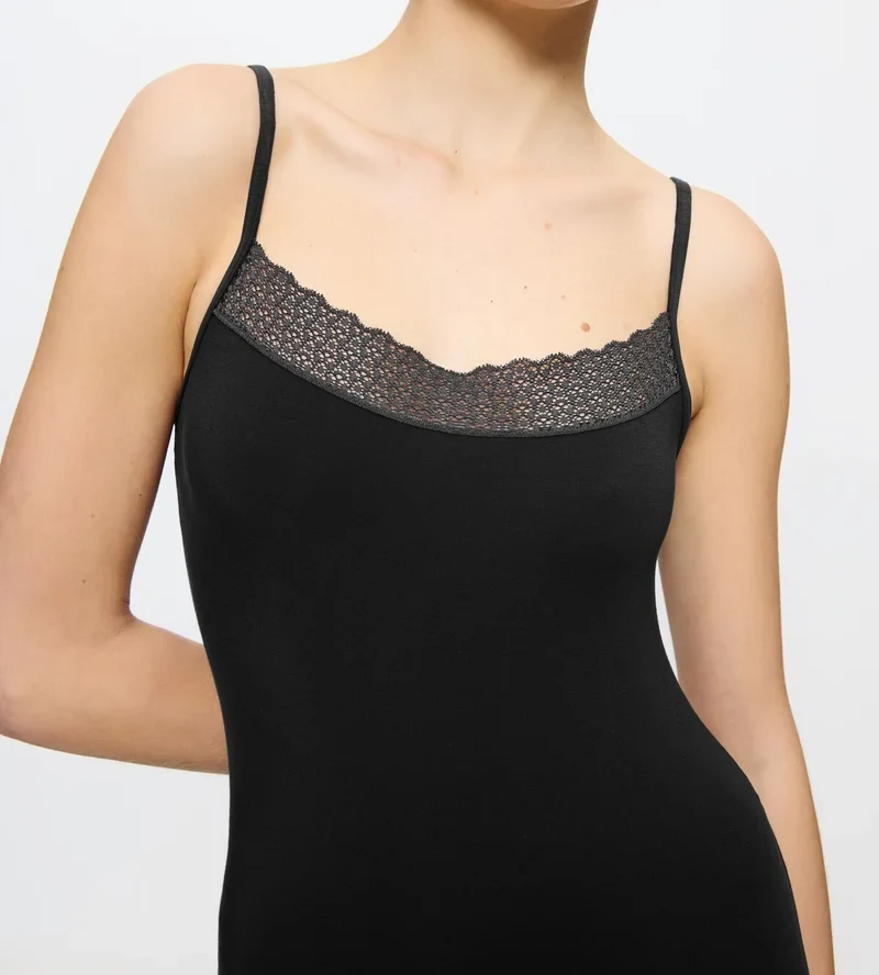 Triumph - Feel Of Modal Spaghetti Top Schwarz