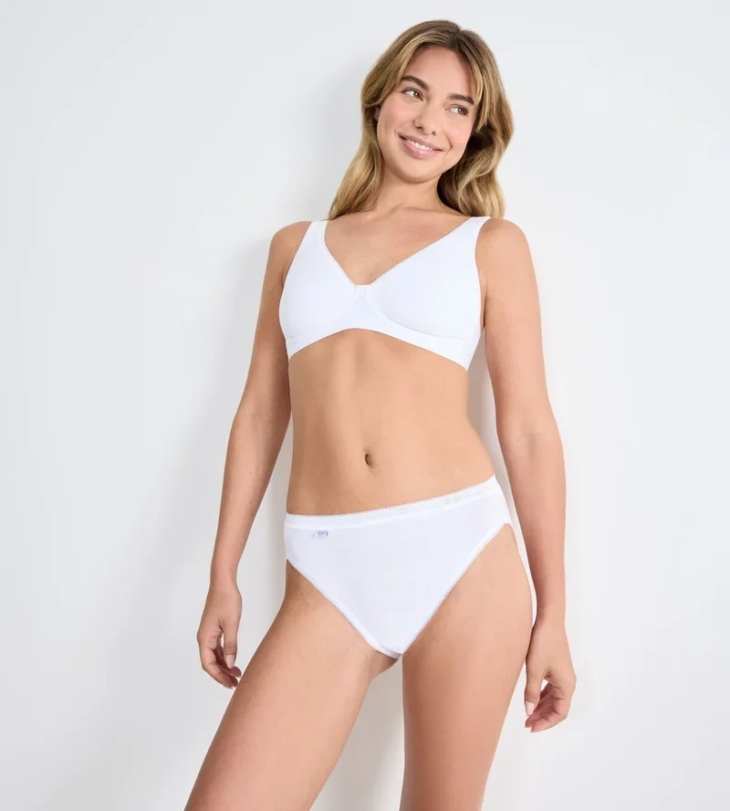 Sloggi - Basic Plus Tai Brief 3er-Pack Weiß