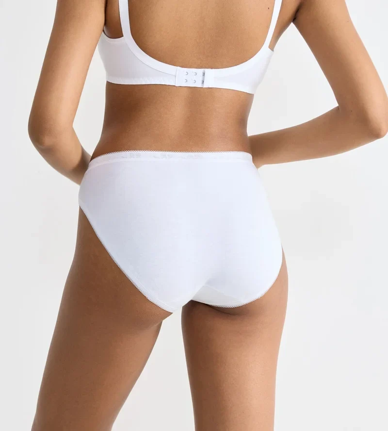 Sloggi – Basic Plus Slip, 3er-Pack, Weiß