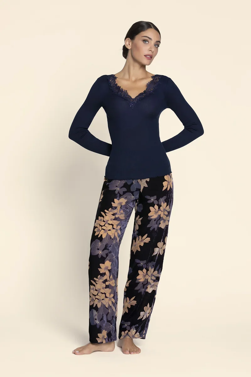 Lise Charmel – Eclat Couture Langarmtop in Blau