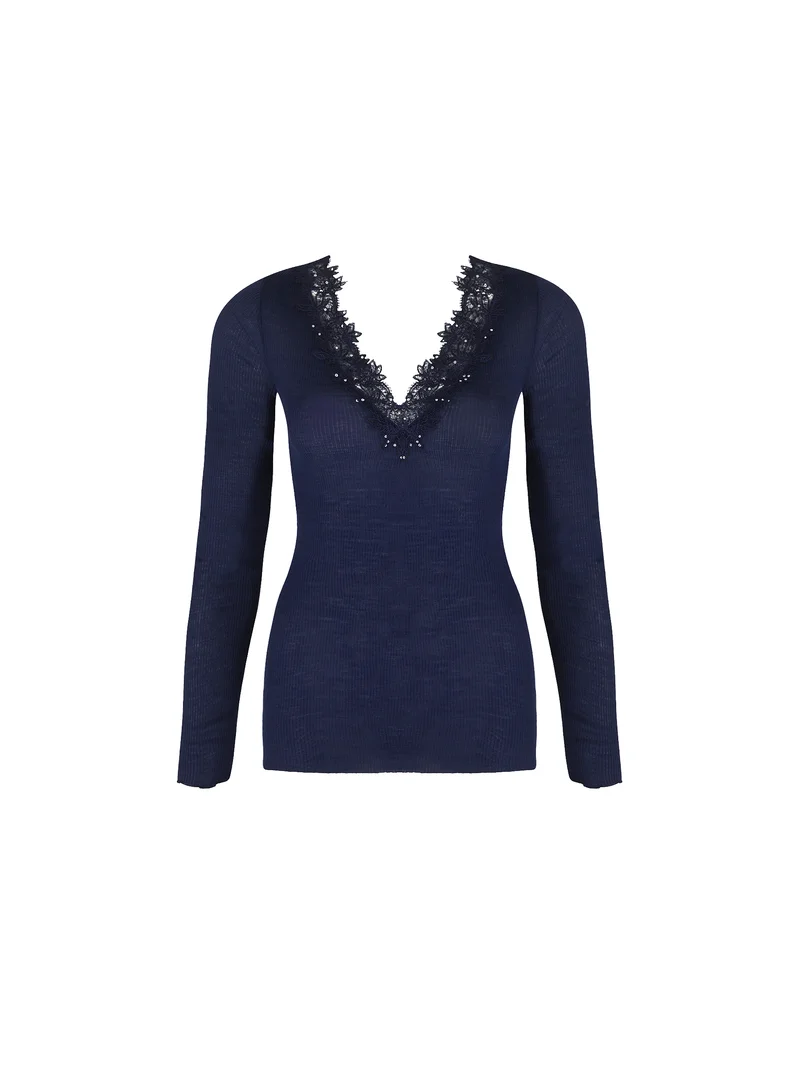 Lise Charmel – Eclat Couture Langarmtop in Blau