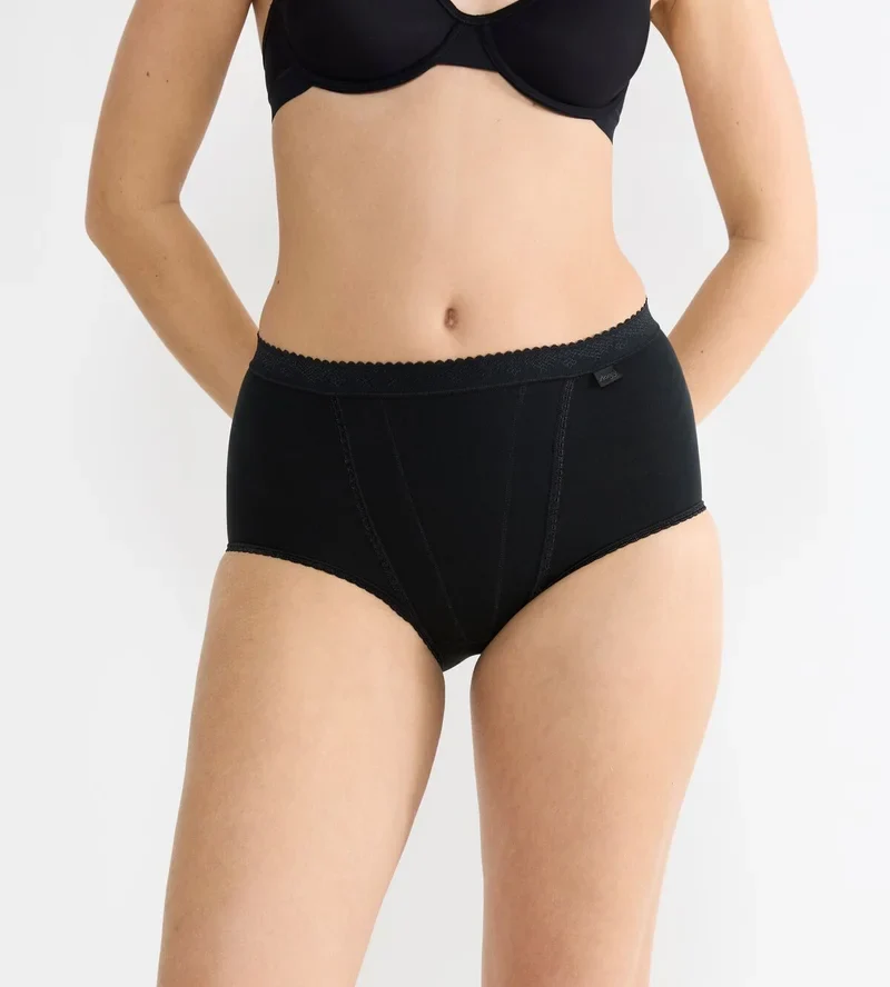 Sloggi - Shapewear High Waist Slip, 2er-Pack, Schwarz