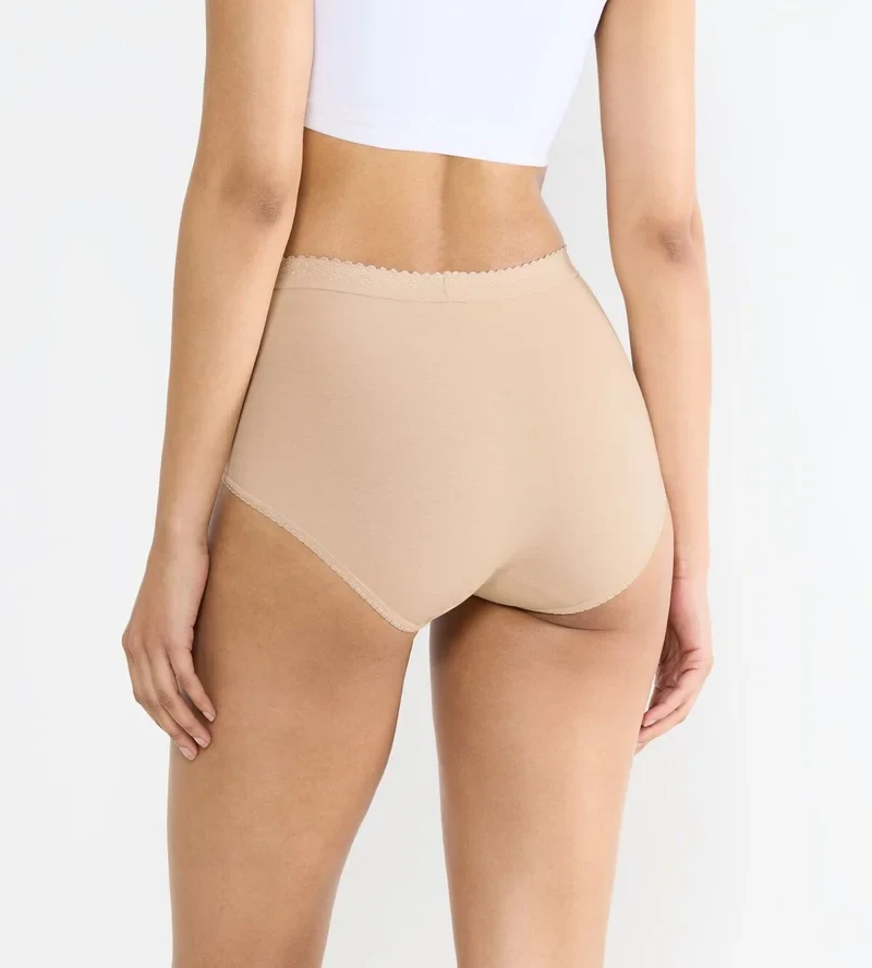 Sloggi - Control High Waist Brief 2er-Pack Hautfarben