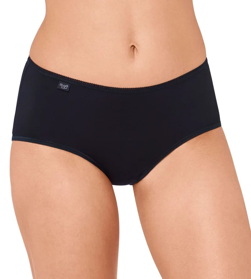 Sloggi – 24/7 Mikrofaser-Slips, 3er-Pack, Schwarz