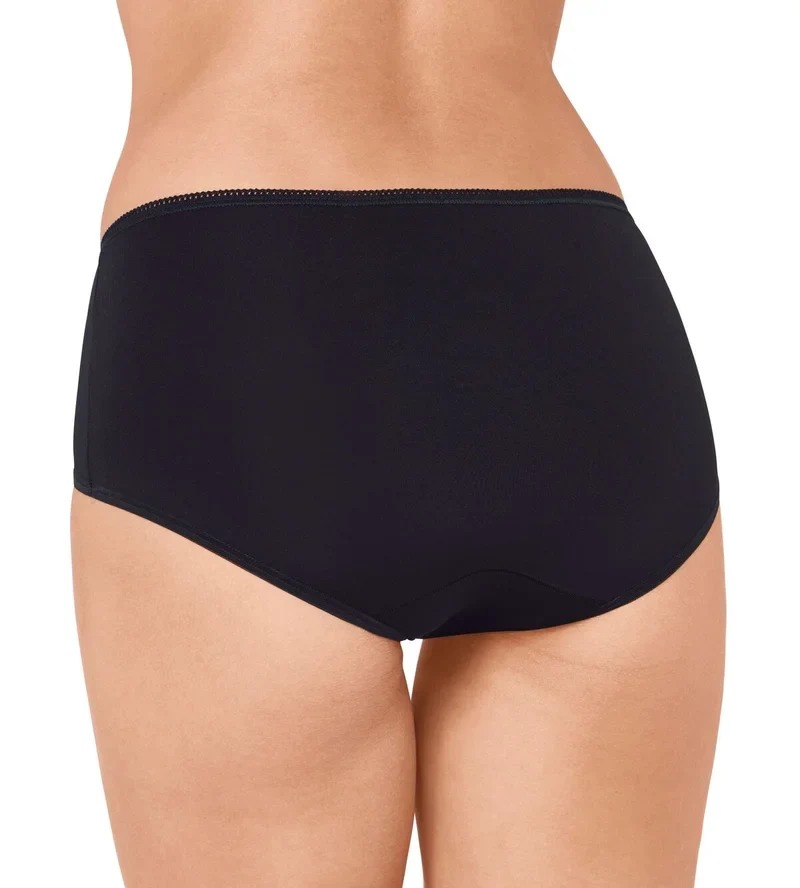 Sloggi – 24/7 Mikrofaser-Slips, 3er-Pack, Schwarz