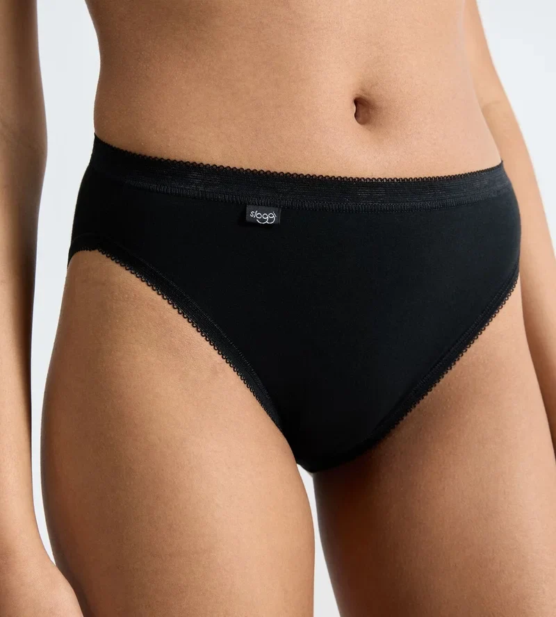 Sloggi - Basic Plus Tai Brief 4er-Pack Schwarz
