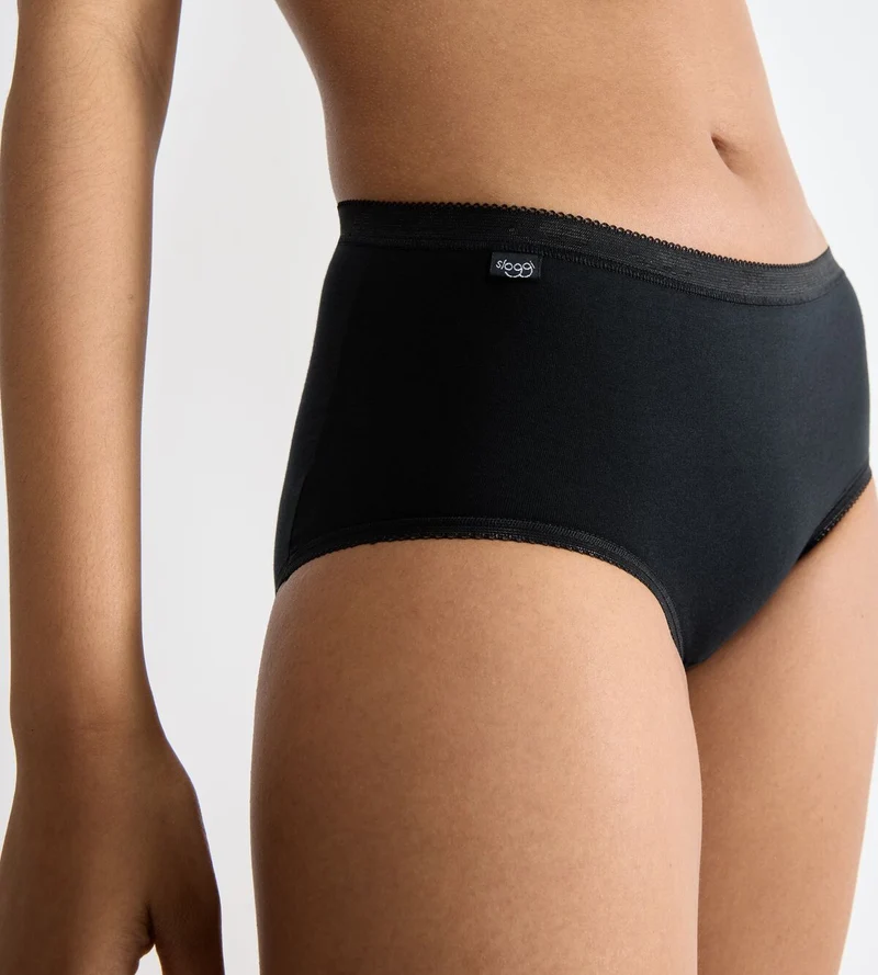 Sloggi - Basic Plus Slip 2er-Pack Schwarz