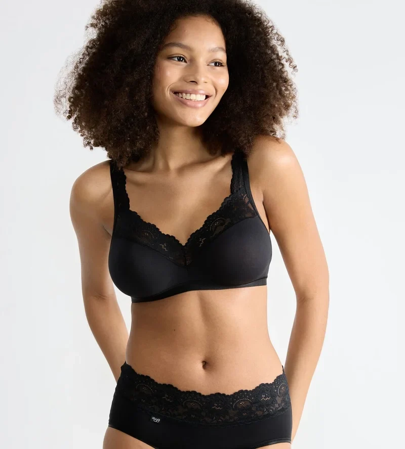 Sloggi - Romance Wireless Bra Schwarz