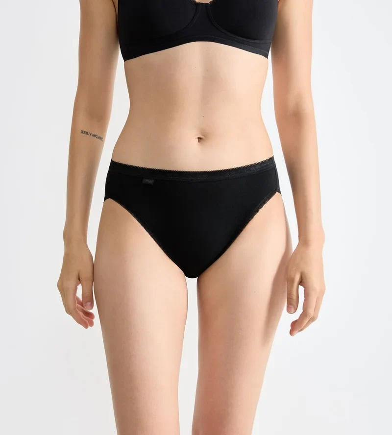 Sloggi - Basic Plus Slip 3er-Pack Schwarz