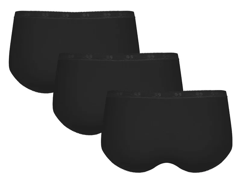 Sloggi - Basic Plus Slip 3er-Pack Schwarz