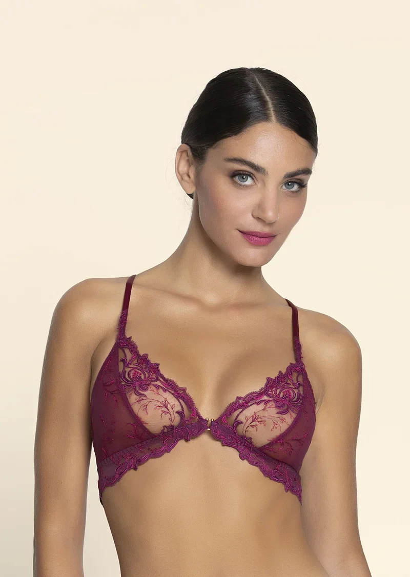 Lise Charmel – Source Beaute Wireless Triangle Bra Source Amarante