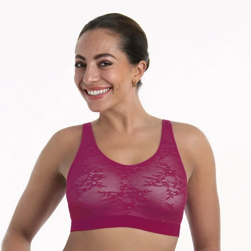 Anita Care – Essential Lace Post Mastectomy Bralette Candy Pink