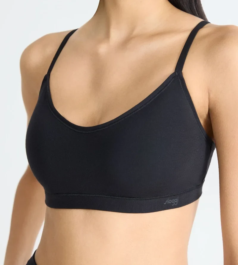 Sloggi - Free Evolve Kabelloser gepolsterter BH Schwarz