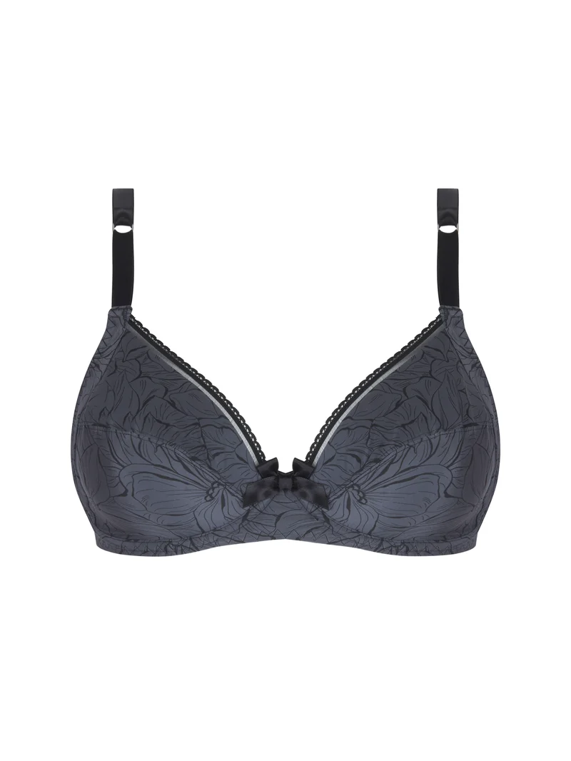 Antigel von Lise Charmel - Bureau Secret 3-teiliger Vollschalen-BH Gris Souris