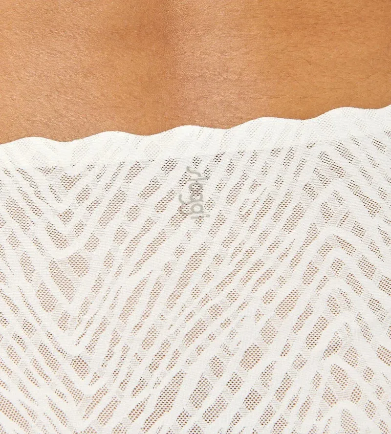 Sloggi - Zero Feel Bliss High Leg Brief Seide Weiß