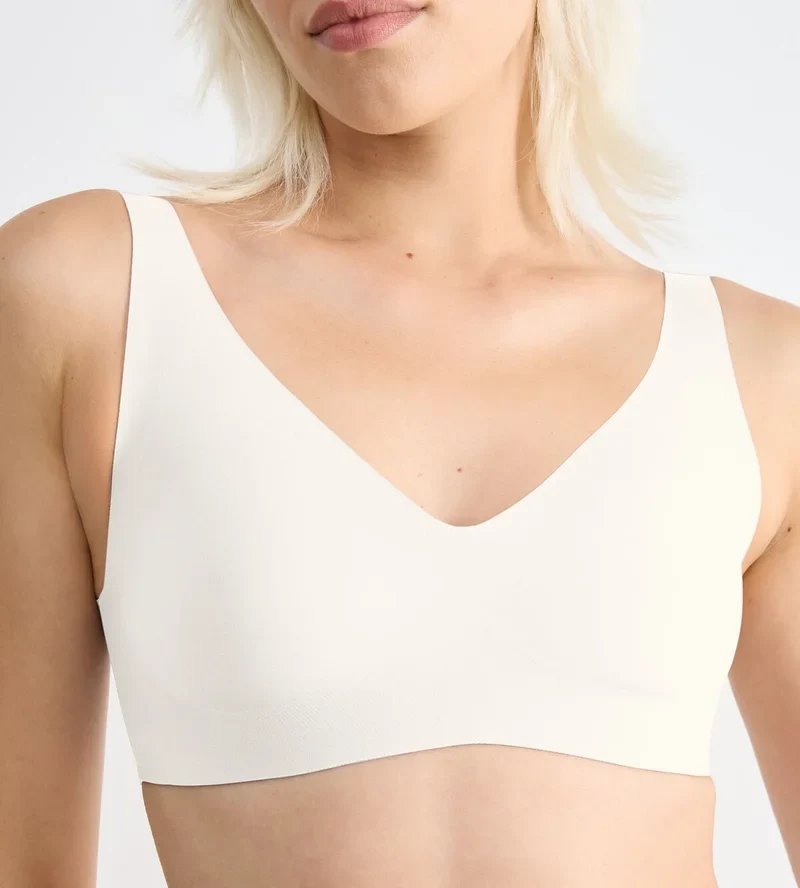 Sloggi - Zero Feel Soft Bra Seide Weiß