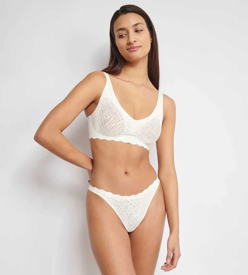 Sloggi - Zero Feel Bliss Soft Bra Seide Weiß