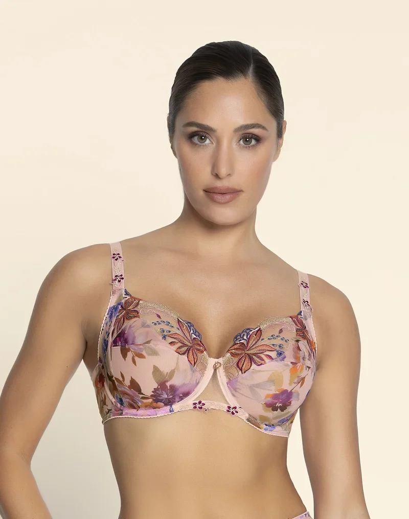 Lise Charmel - L'hiver En Fete 3-teiliger Vollschalen-BH Roses D'hiver