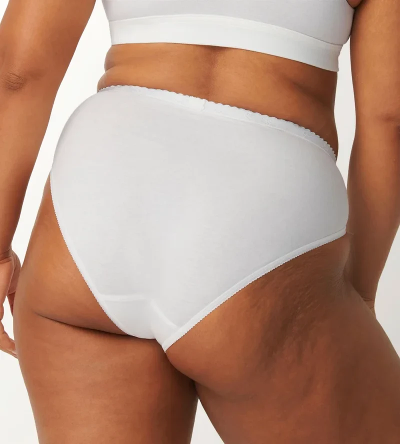 Sloggi – Schicke Slips, 4er-Pack, Weiß