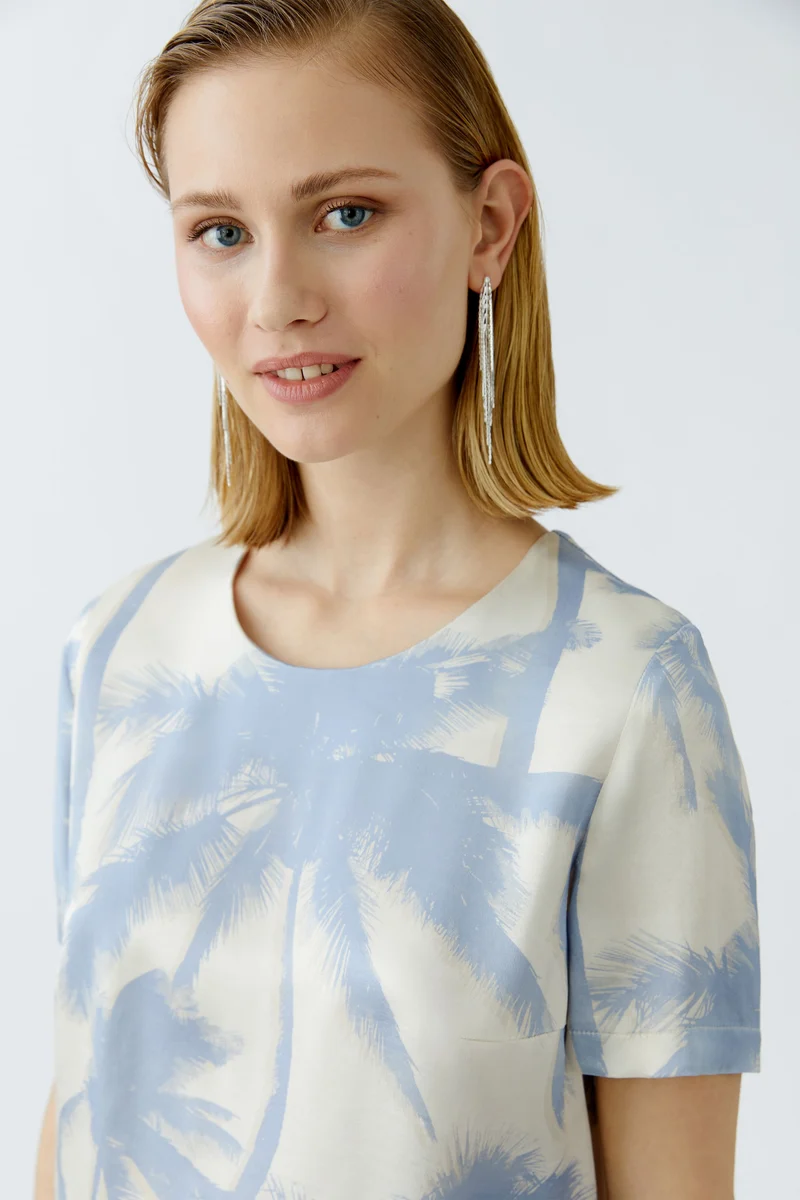 Bluse reiner Viskosesatin