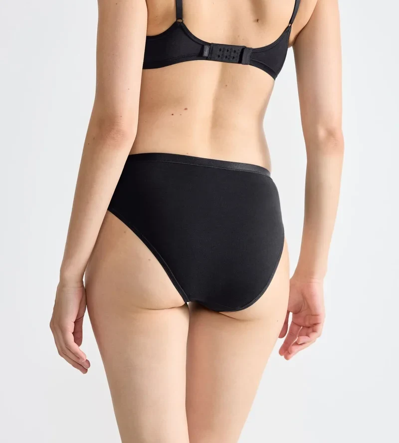 Sloggi - Go Daily Baumwollslips, 3er-Pack, Schwarz