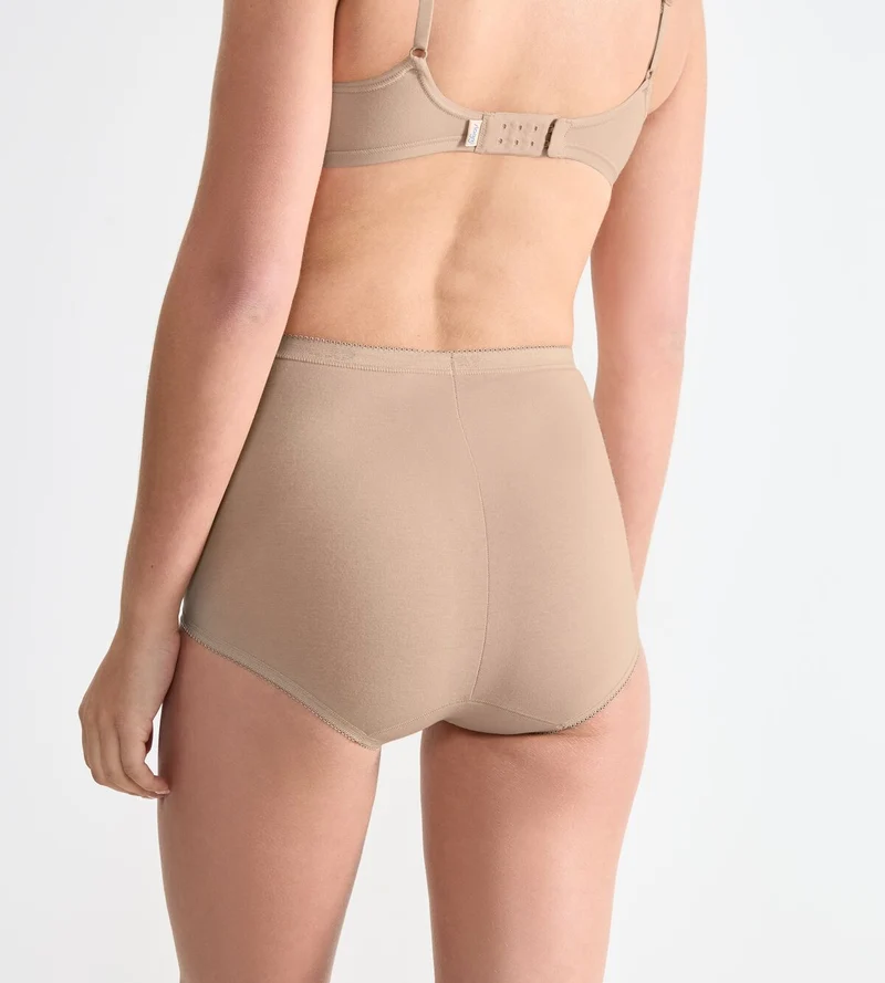 Sloggi - Basic Plus High Waist Brief 3er-Pack Hautfarben