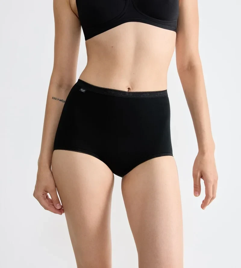 Sloggi - Basic Plus High Waist Maxi Brief Schwarz