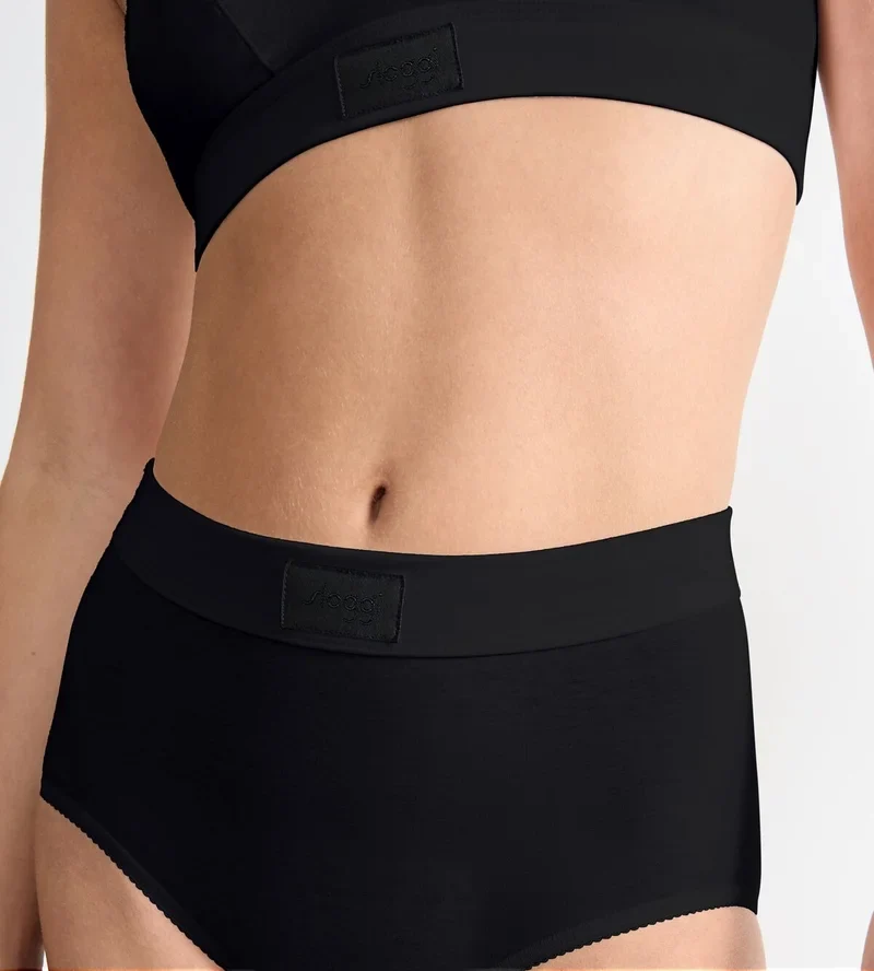 Sloggi - Double Comfort High Waist Slip 2er-Pack Schwarz