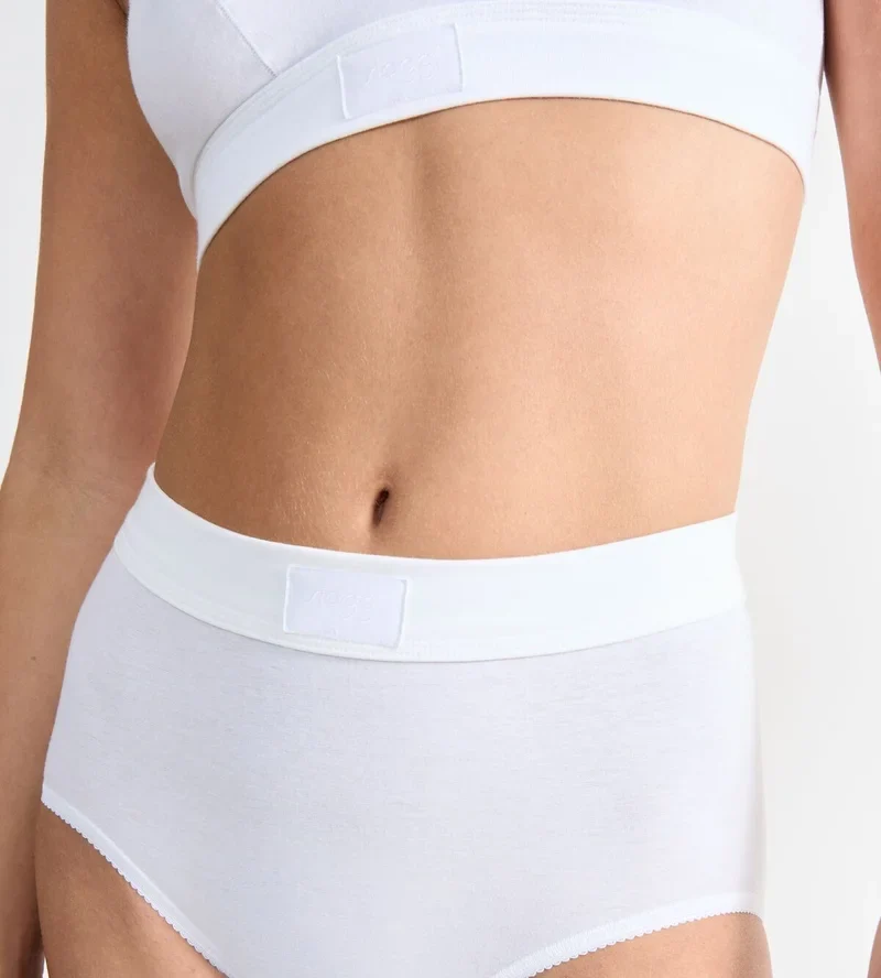 Sloggi - Double Comfort High Waist Slip 2er-Pack Weiß