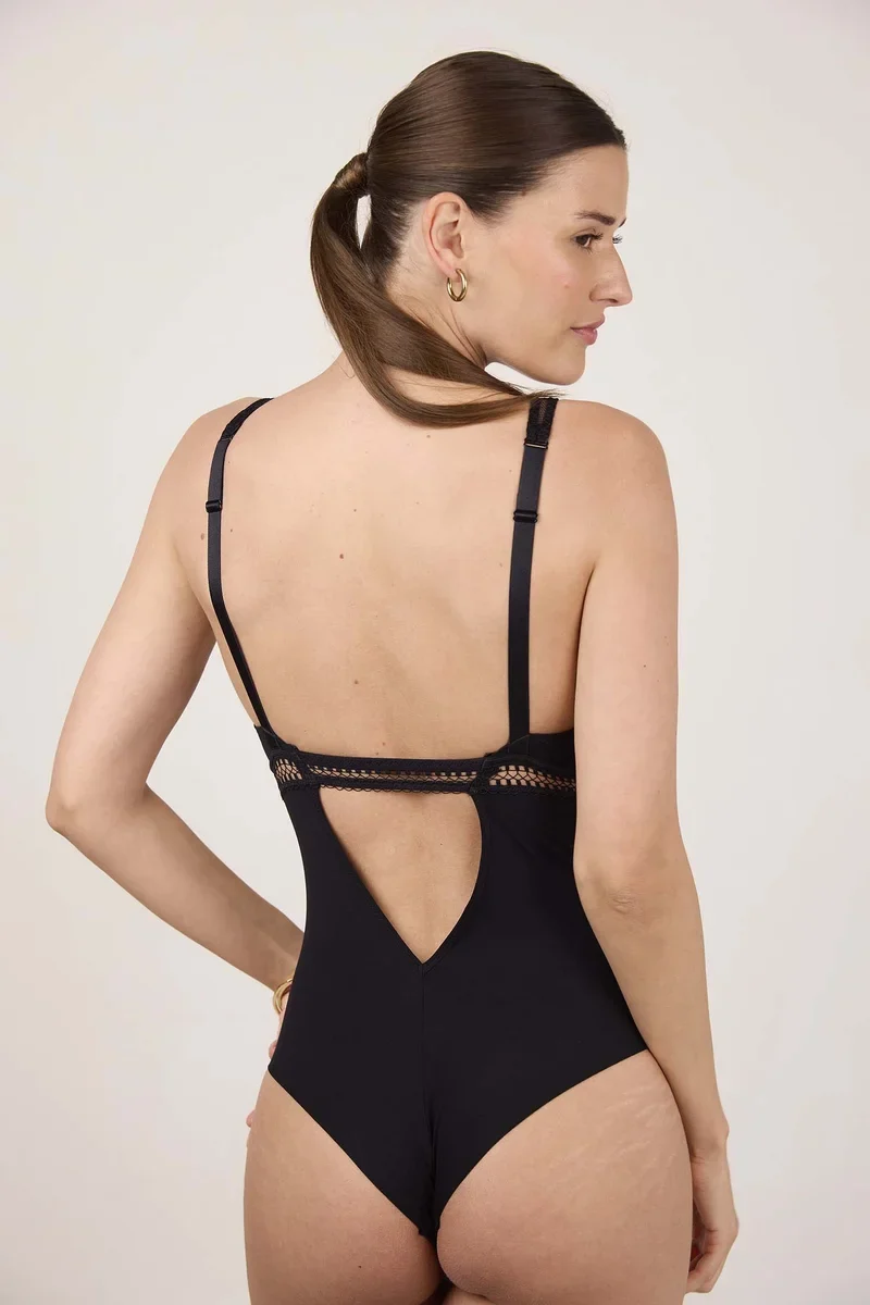 Lejaby - Songe Bodysuit Schwarz