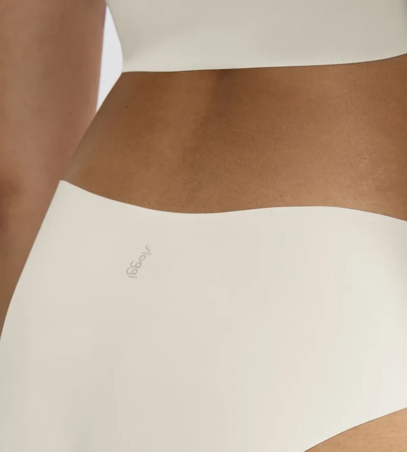 Sloggi - Zero Feel High Leg Brief Seide Weiß