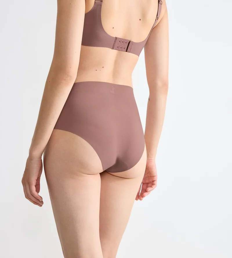 Sloggi - Zero Feel High Waist Brief Kakao