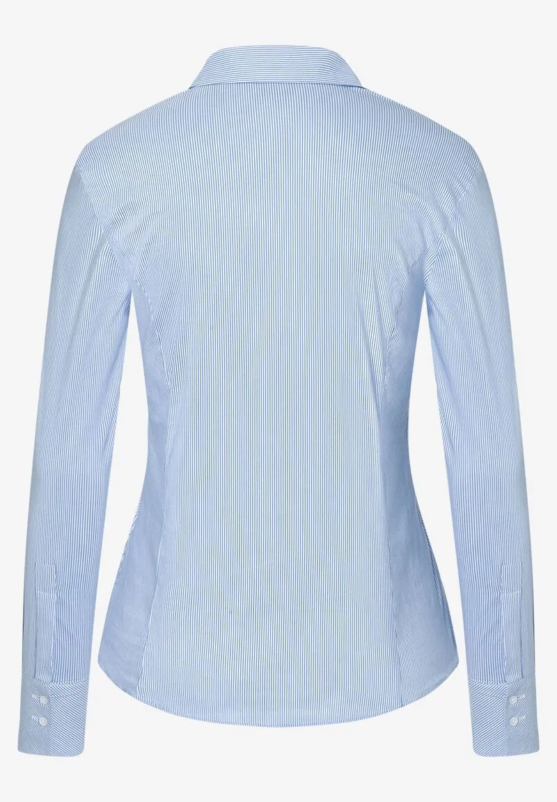 Hemdbluse blau/weiß gestreift