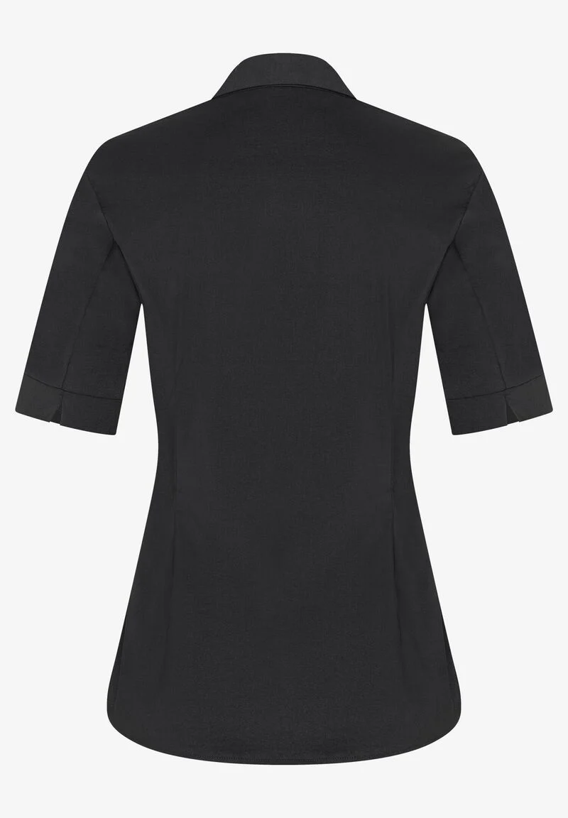 Baumwoll/Stretch Bluse schwarz