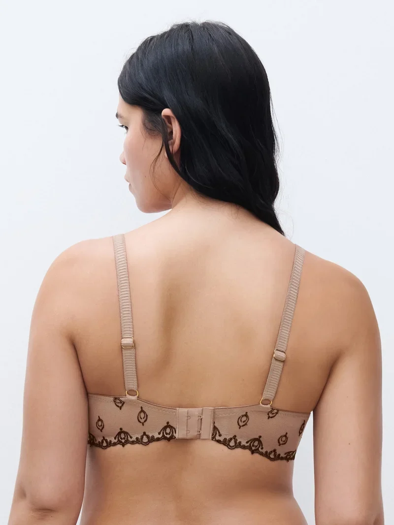 Chantelle – Champs Elysees Balconette-BH mit Katzenmuster