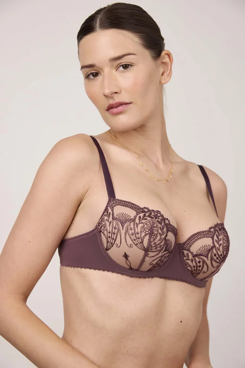 Lejaby – Poesie gepolsterter Demi-Cup-BH Grenadille
