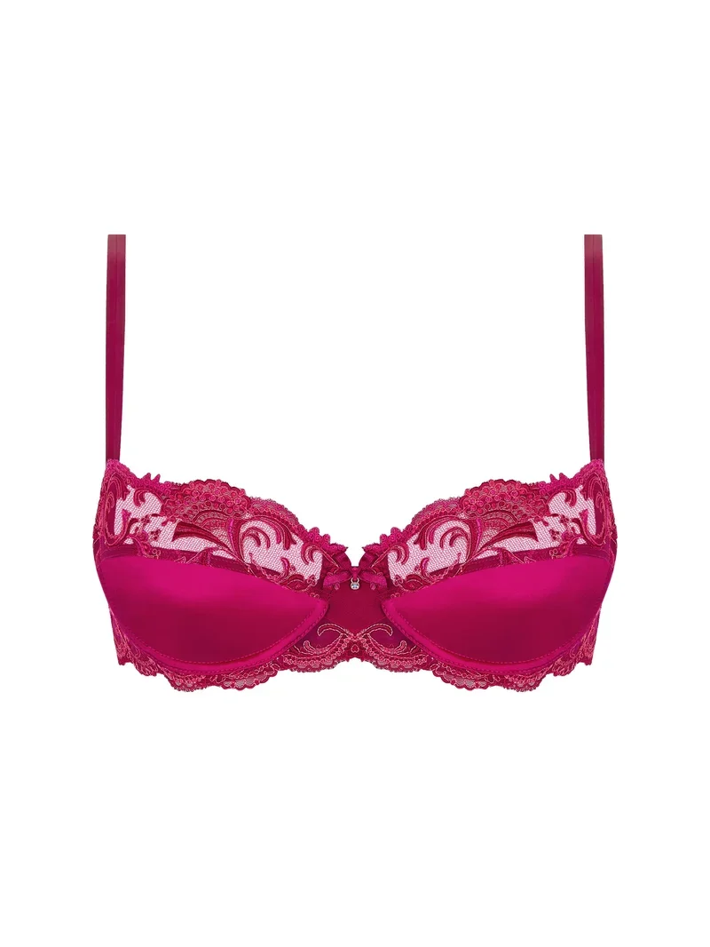 Lise Charmel - Splendeur Soie Halbschalen-BH Splendeur Carmin