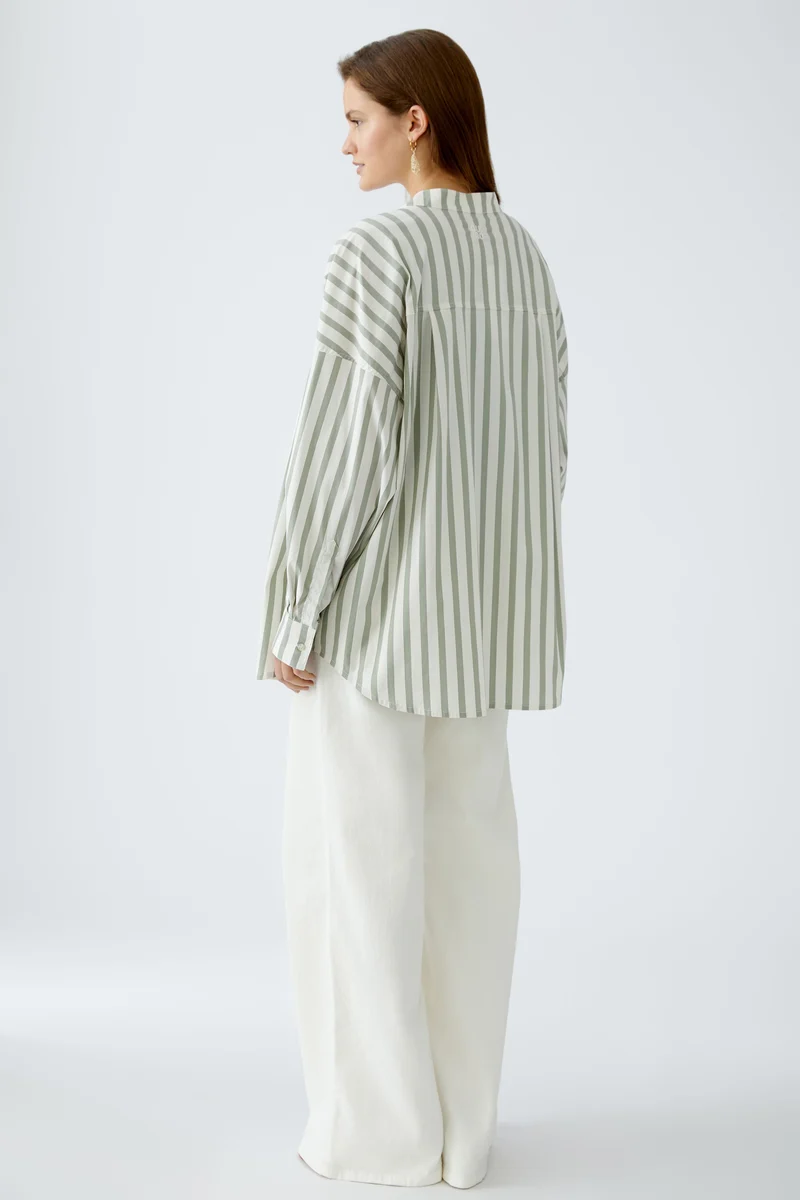 Longbluse Baumwollmischung