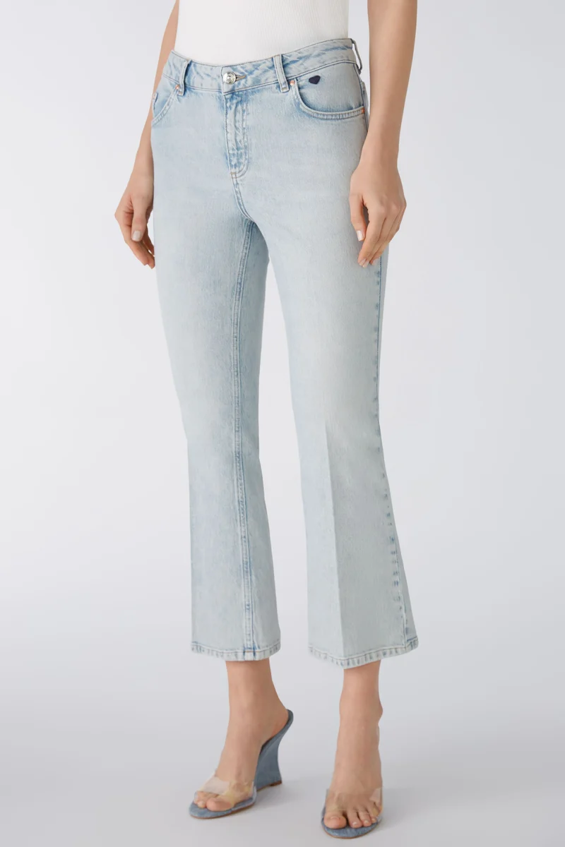 Jeans EASY KICK mid waist, cropped