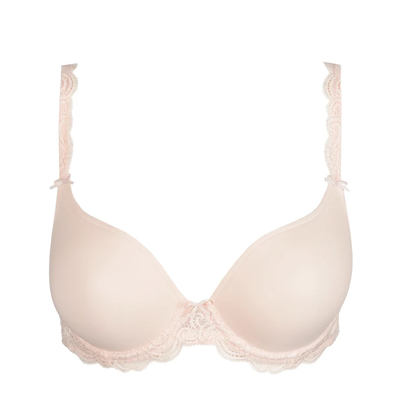 CYRILE crystal pink Unterlegter BH Herzform