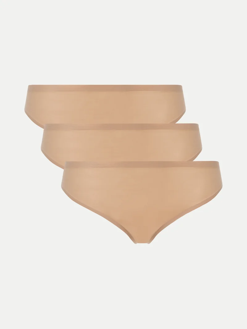 Chantelle - Softstretch-Tanga-Packs X3 Nude Sand
